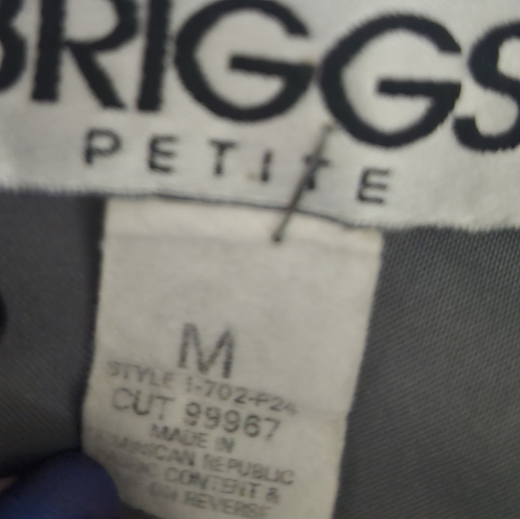 Vintage Briggs Petite Button Down Blazer Size Medium - Picture 4 of 6